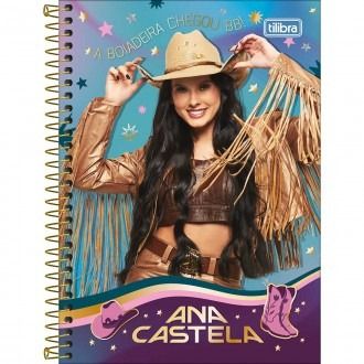 CADERNO ESPIRAL ANA CASTELA 1/4 C.D.